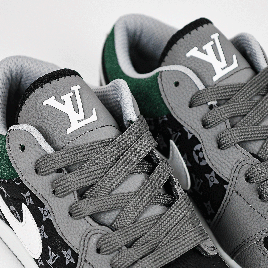  کتونی عمده نایک جردن لویی ویتون طوسی مشکی 