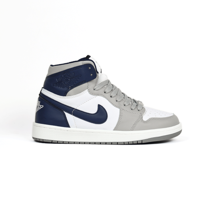 کتونی عمده نایک Nike مدل جردن وان ساقدار Jordan طوسی سورمه‌ای مردانه گروه تولید صفری