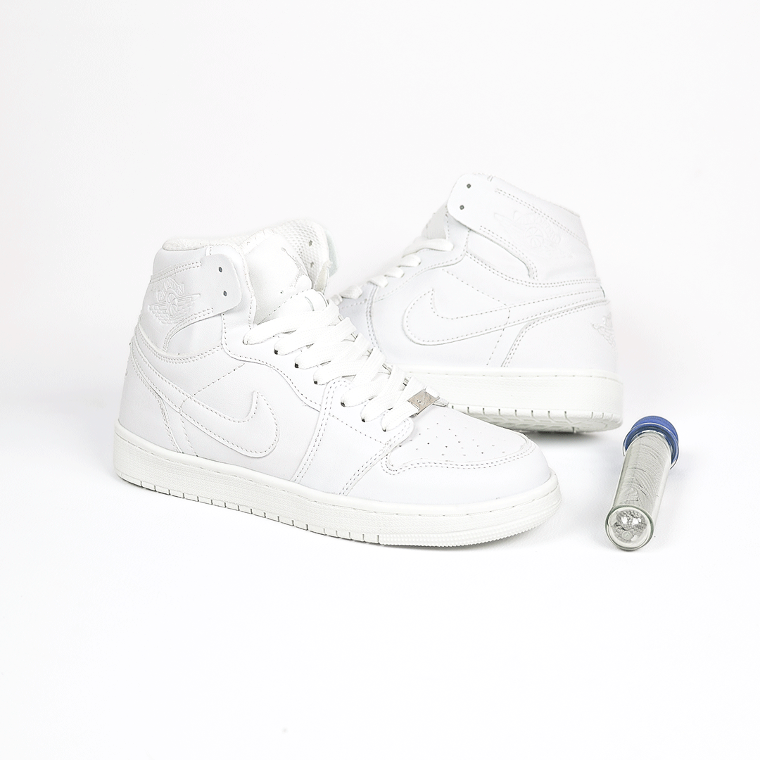  کتونی عمده نایک Nike مدل جردن وان ساقدار Jordan تمام سفید مردانه گروه تولید صفری 