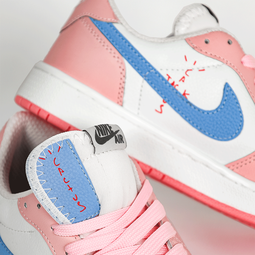 کتونی عمده نایک جردن تراویس اسکات زنانه صورتی