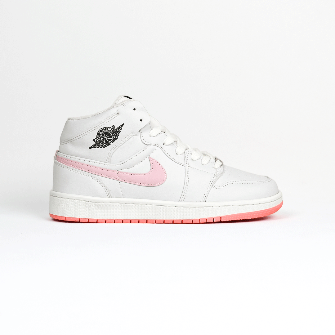 کتونی عمده نایک Nike مدل جردن وان ساقدار Jordan سفید صورتی زنانه گروه تولید صفری