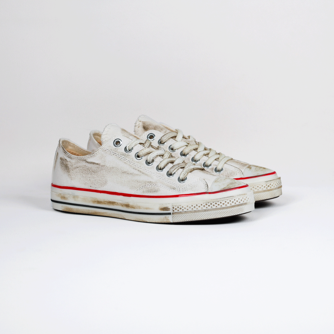 کتونی عمده کانورس مدل آلاستار سفید براش شده