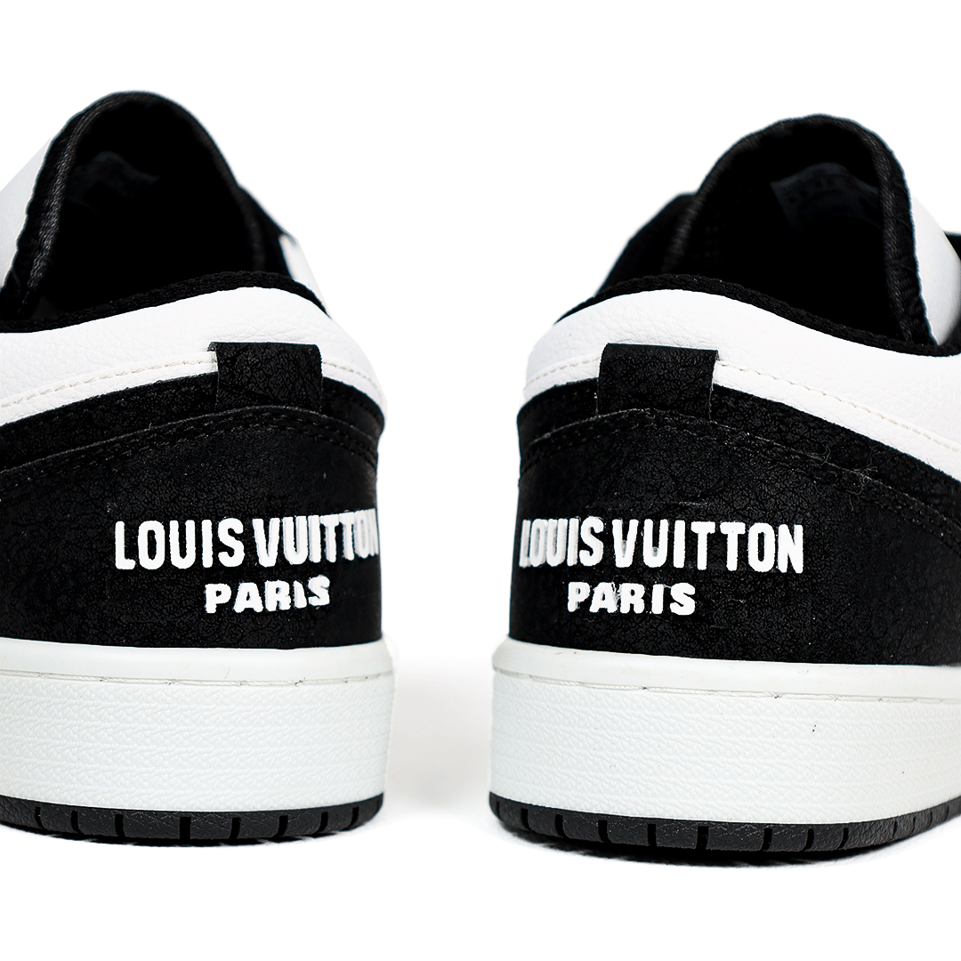 کتونی عمده جردن لویی ویتون سفید مشکی