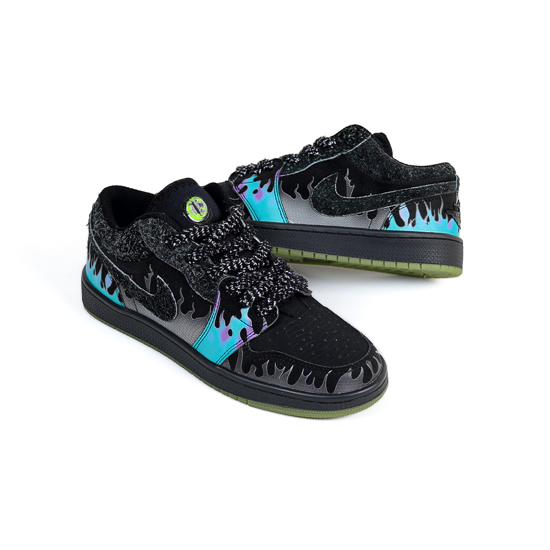  کتونی عمده نایکی Nike مدل جردن هالووین Jordan مردانه و زنانه کد 1010 گروه تولید صفری 