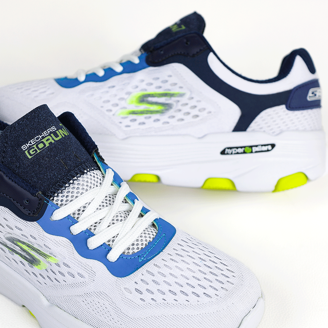  کتونی رانینگ عمده مدل اسکیچرز مردانه رنگ سفید 