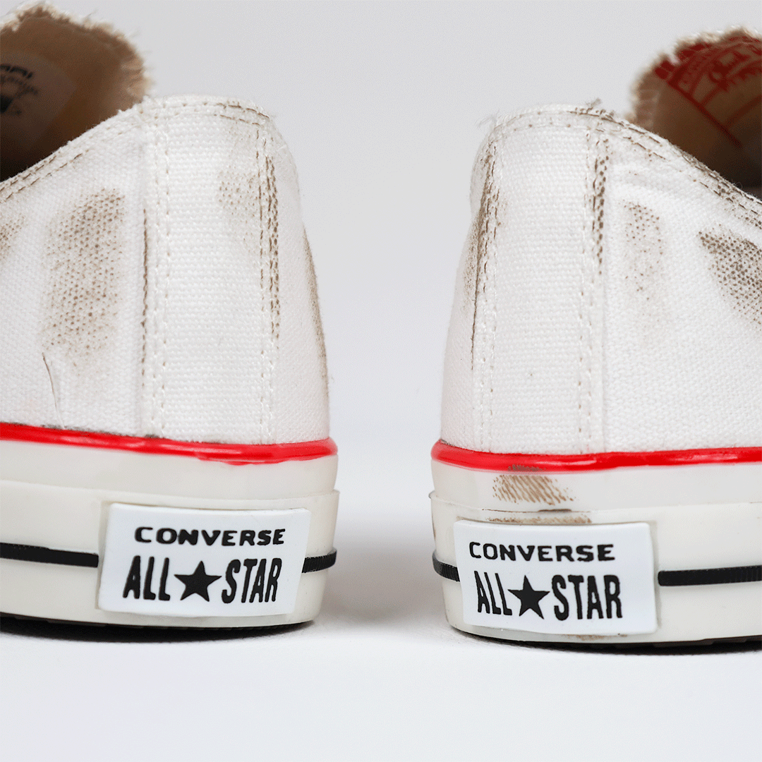 کتونی عمده کانورس مدل آلاستار سفید براش شده