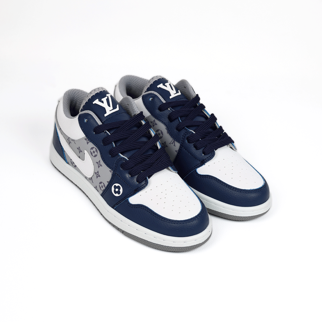  کتونی عمده نایک جردن لویی ویتون سورمه‌ای‌ طوسی 