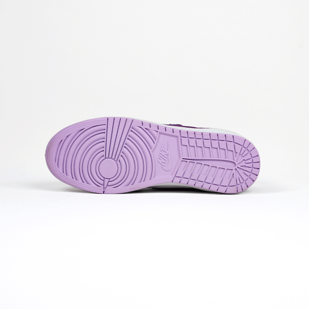 کتونی عمده نایک Nike مدل جردن وان ساقدار Jordan سفید بنفش زنانه گروه تولید صفری