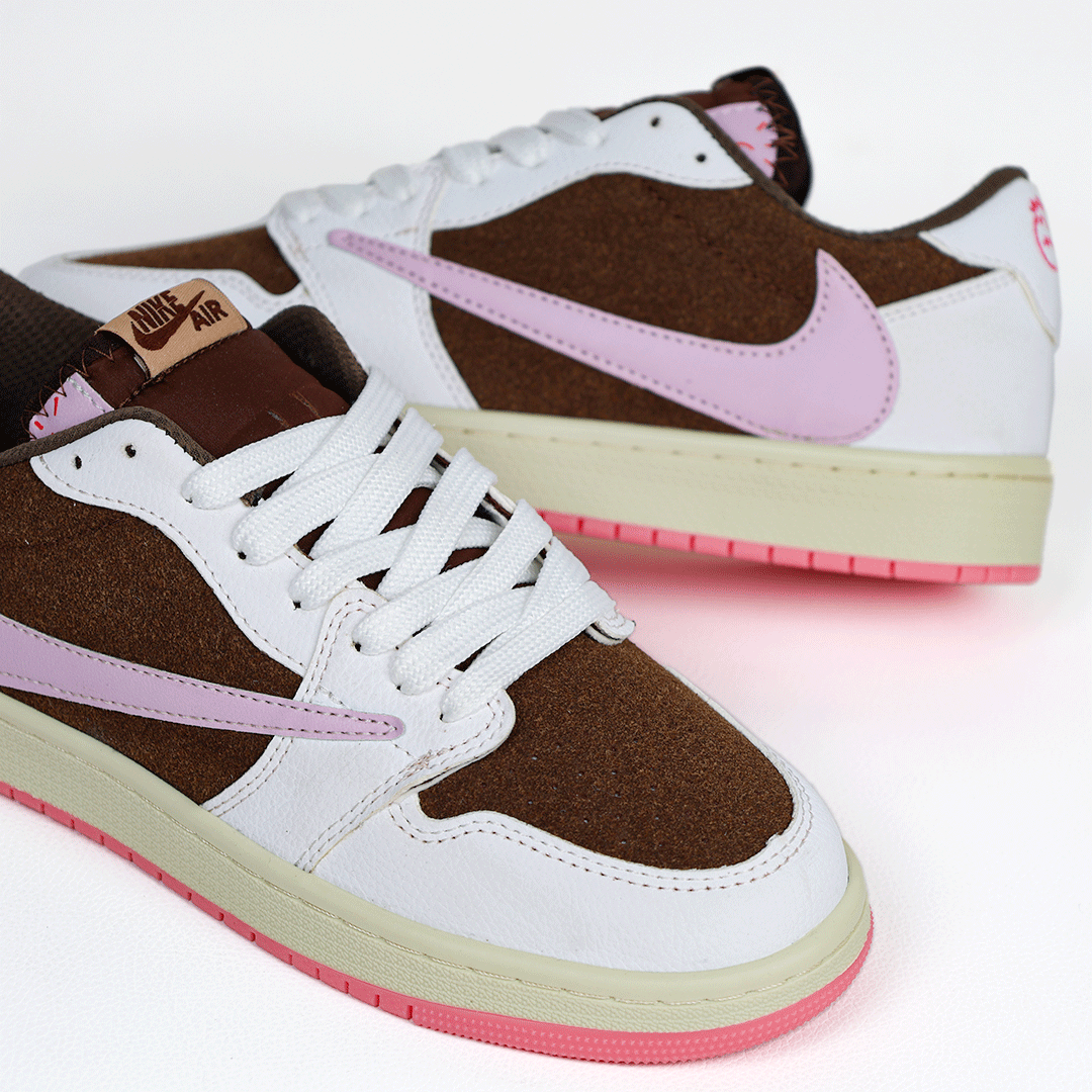 کتونی عمده نایک جردن تراویس اسکات زنانه موکا